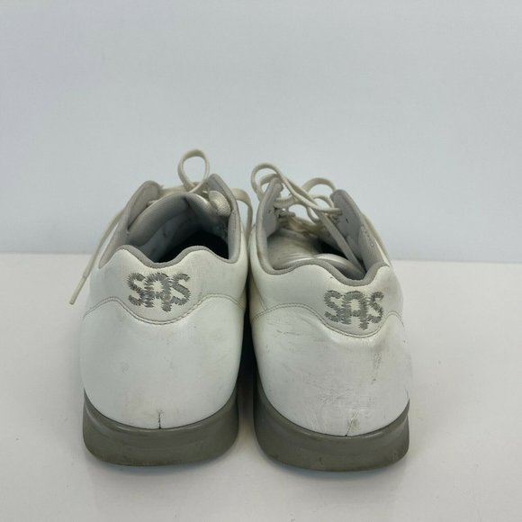 SAS Timeout Walking Shoes Leather White Medicare Approved Mens Size 10.5 W main image 6